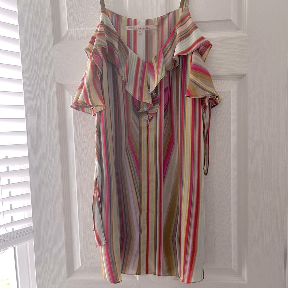 Multicolored stripped dress